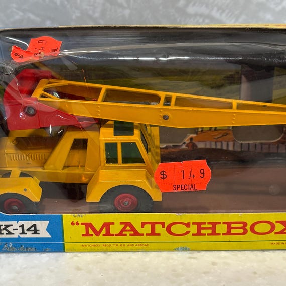 NIB Vintage Matchbox K14 Jumbo Crane - Etsy