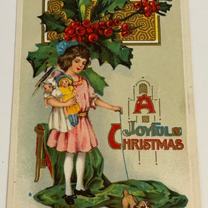 Postal navideña vintage