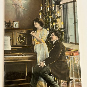 Postal navideña vintage