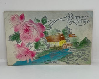 1909 Antique Embossed Postcard