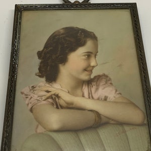 Sweet Vintage Photo of Young Girl
