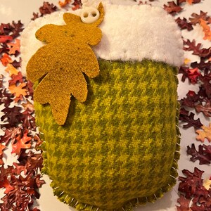 Hand Sewn Wool Acorn