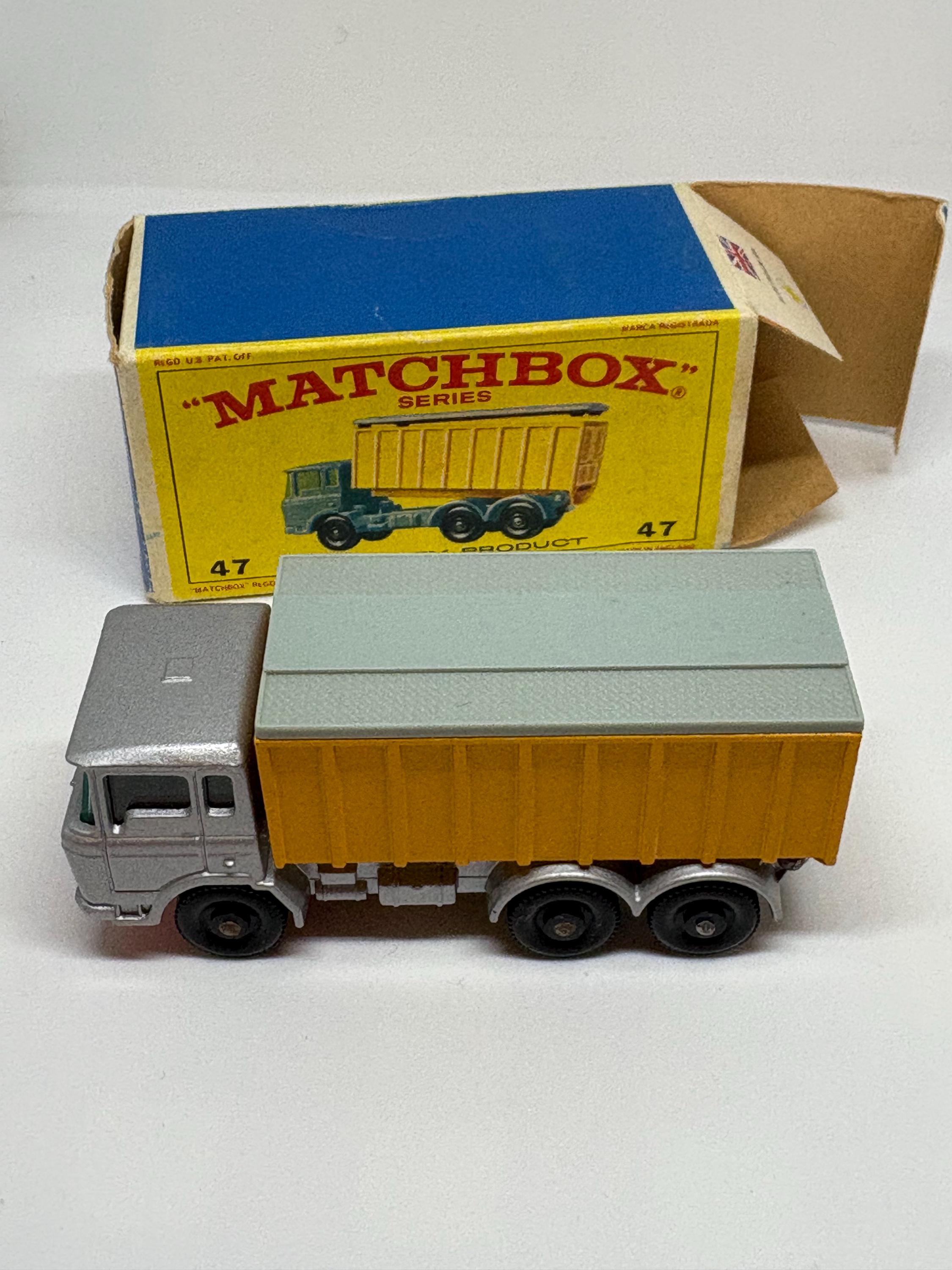 Vintage Matchbox #47 DAF Tipper Container Truck - Etsy