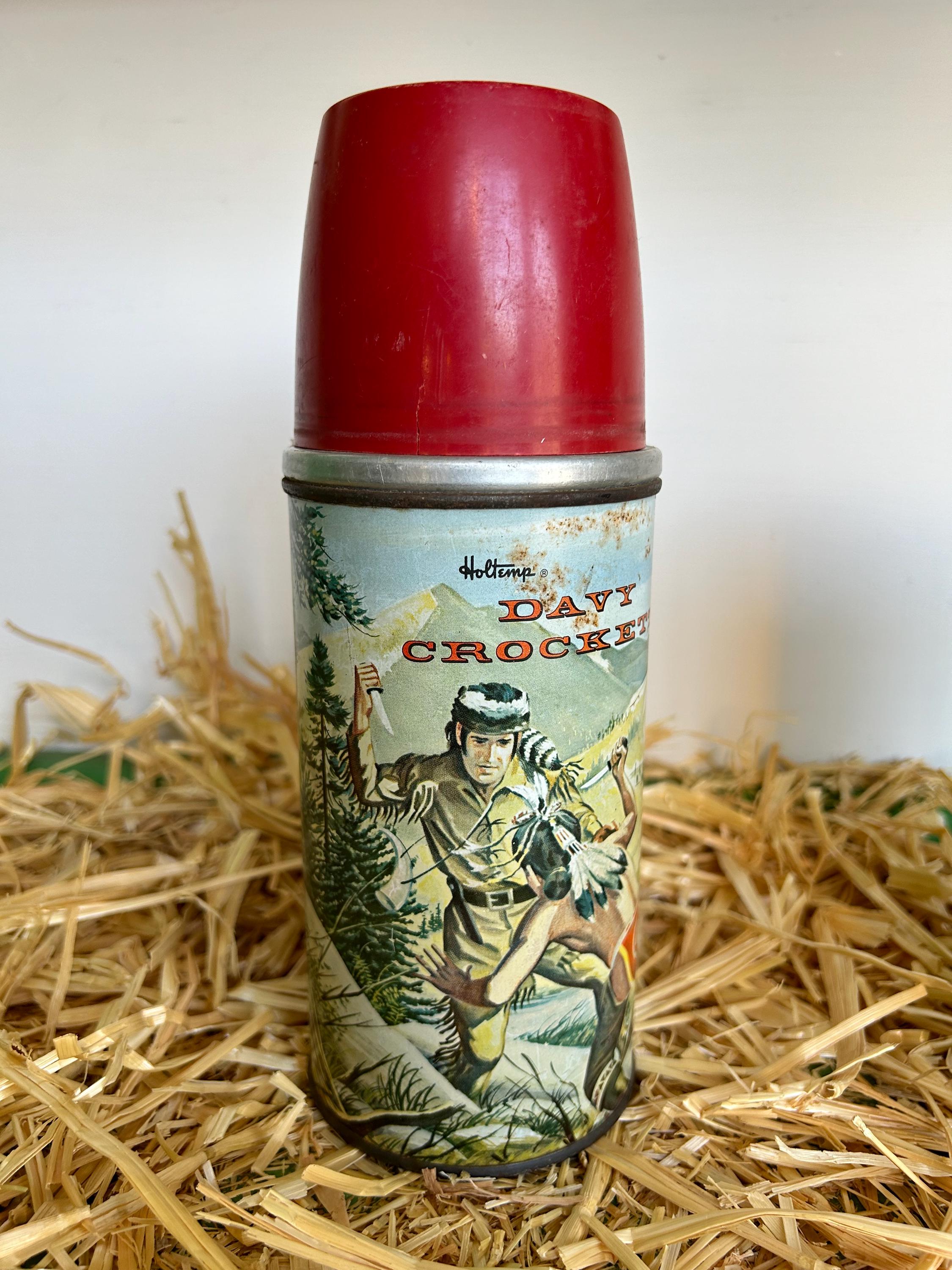 Vintage Davy Crockett Thermos - Etsy