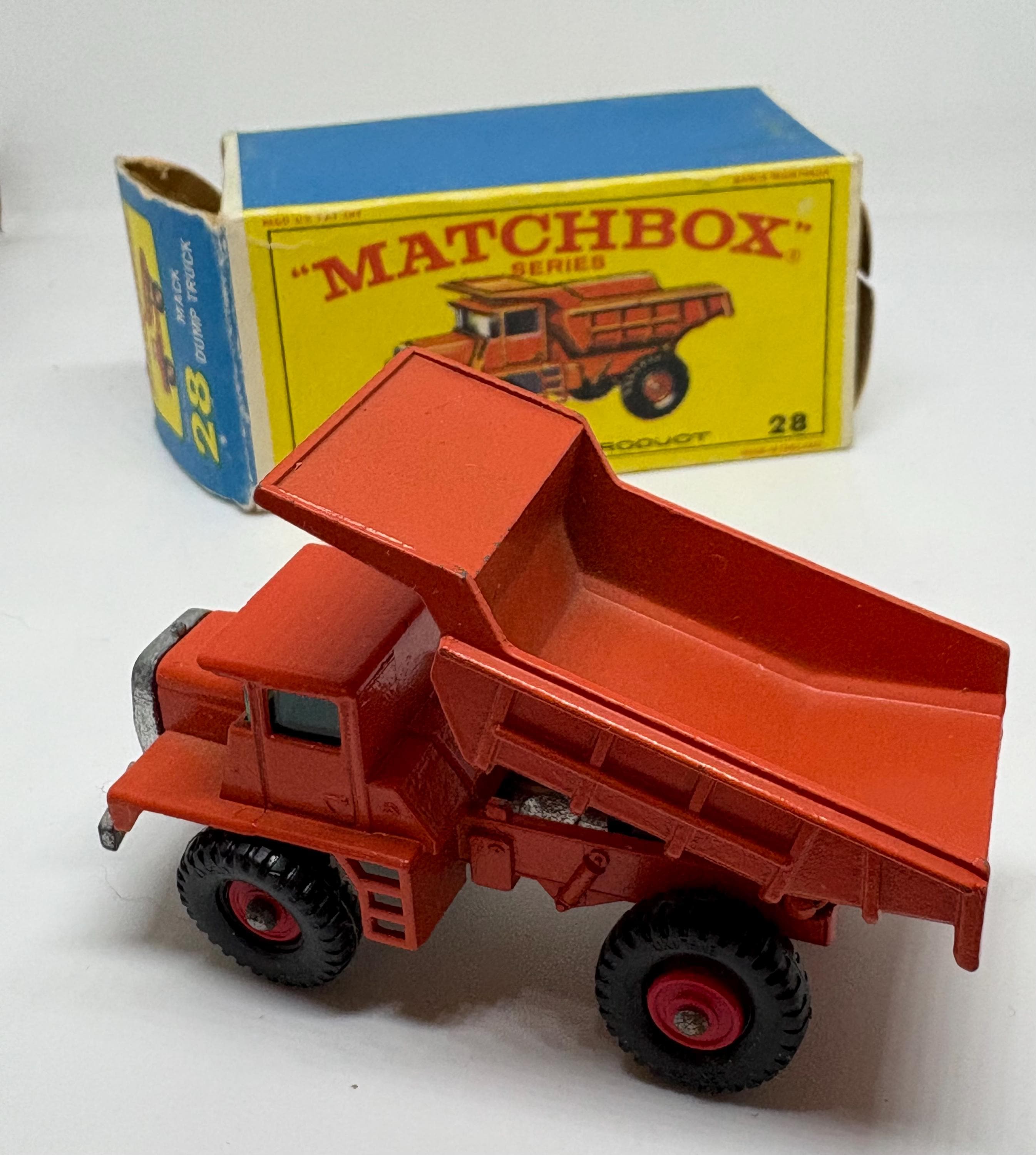 Vintage Matchbox #28 Mack Dump Truck - Etsy