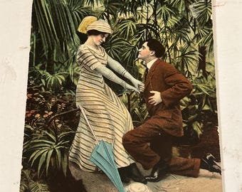 You Are a Girl That Any Boy Must Idolise Vintage Postcard - Etsy