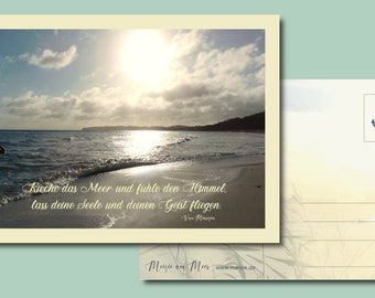 Postkarte Das Meer