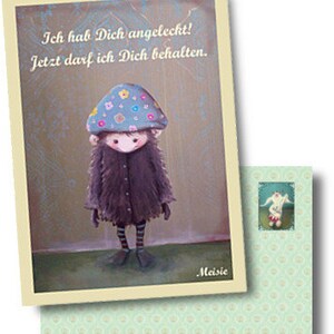 Carte postale Ich hab Dich angeleckt..* Liebe * Valentinstag * Verlobung * Hochzeit * Postksrte