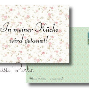 In meiner Küche wird getanzt! Carta postale