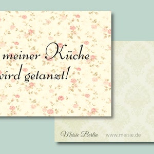 In meiner Küche wird getanzt ! Carte postale