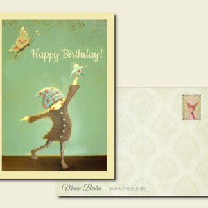 Postkarte HAPPY BIRTHDAY