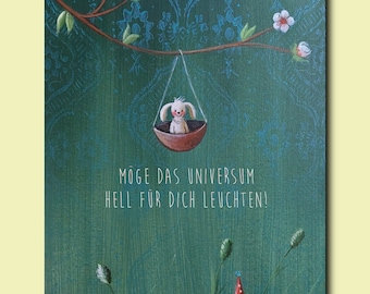 Leinwanddruck Universum Meisie Berlin
