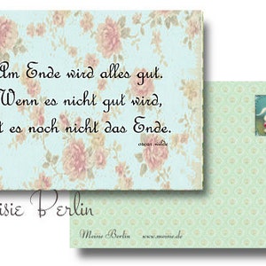 Am Ende wird alles gut... ! (Oscar Wilde)