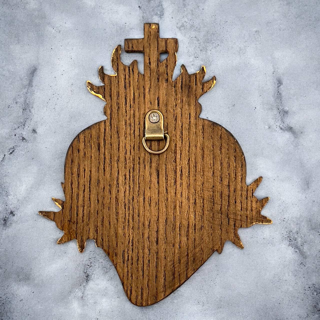 Wooden Three Sacred Hearts of the Holy Family 4 colors Wall Hanging Art