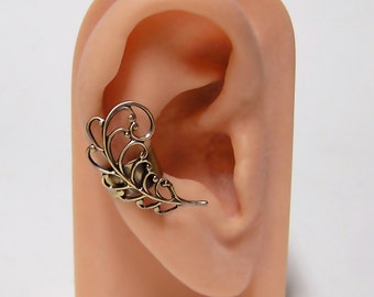 Victorian Leaf Ear Cuff