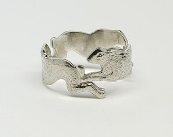 Rabbit Ring, silver