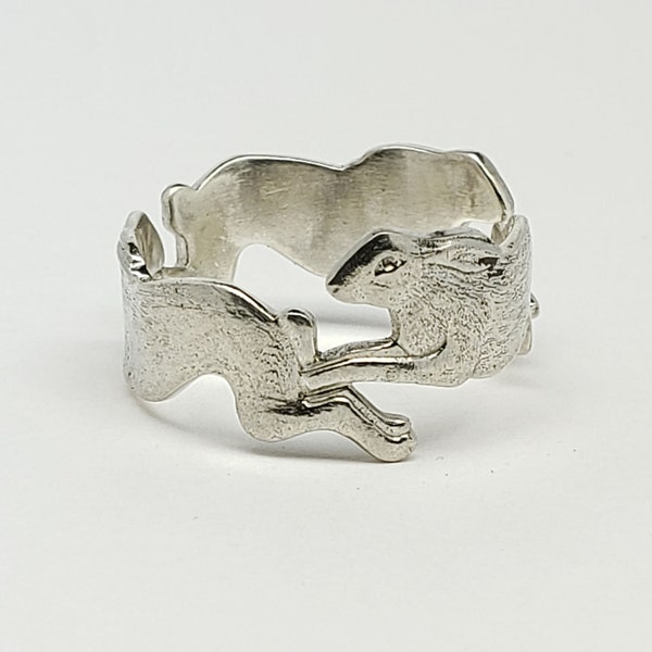 Rabbit Ring, silver
