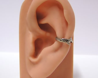 Bamboo Ear cuff in Sterling Silver .925 (sw)