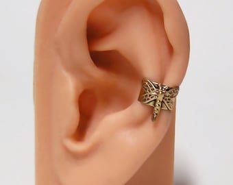 tiny Woodland Dragonfly Ear Cuff