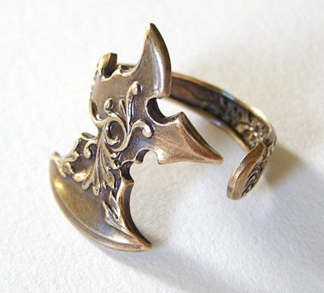 Axe Ring Attractive Little Ring Wraps Around Your Finger - Etsy