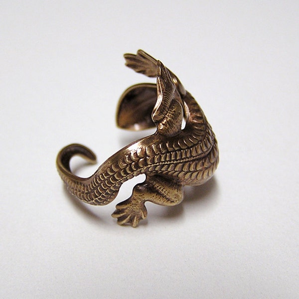 Lizard Ring - Etsy