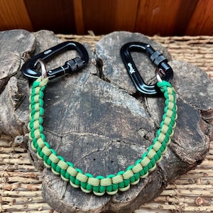 Correa de paracord personalizada, resistente, colores, longitud, tejido y cierre a elegir