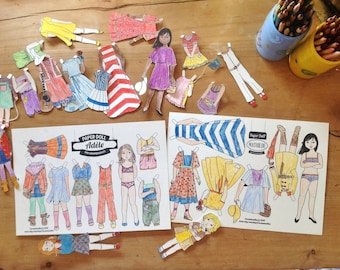 Printable Paper Doll Set to download and play with