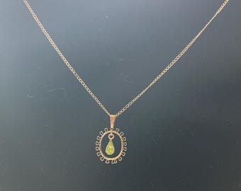 Sterling silver uranium pendant