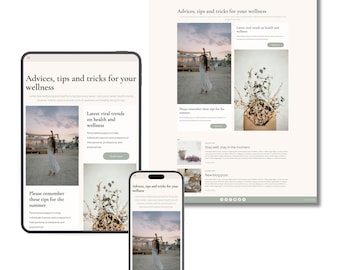 WordPress Theme "Slow Morning" – Elegant & Fast | Coaching, Blogging, Lifestyle, Services