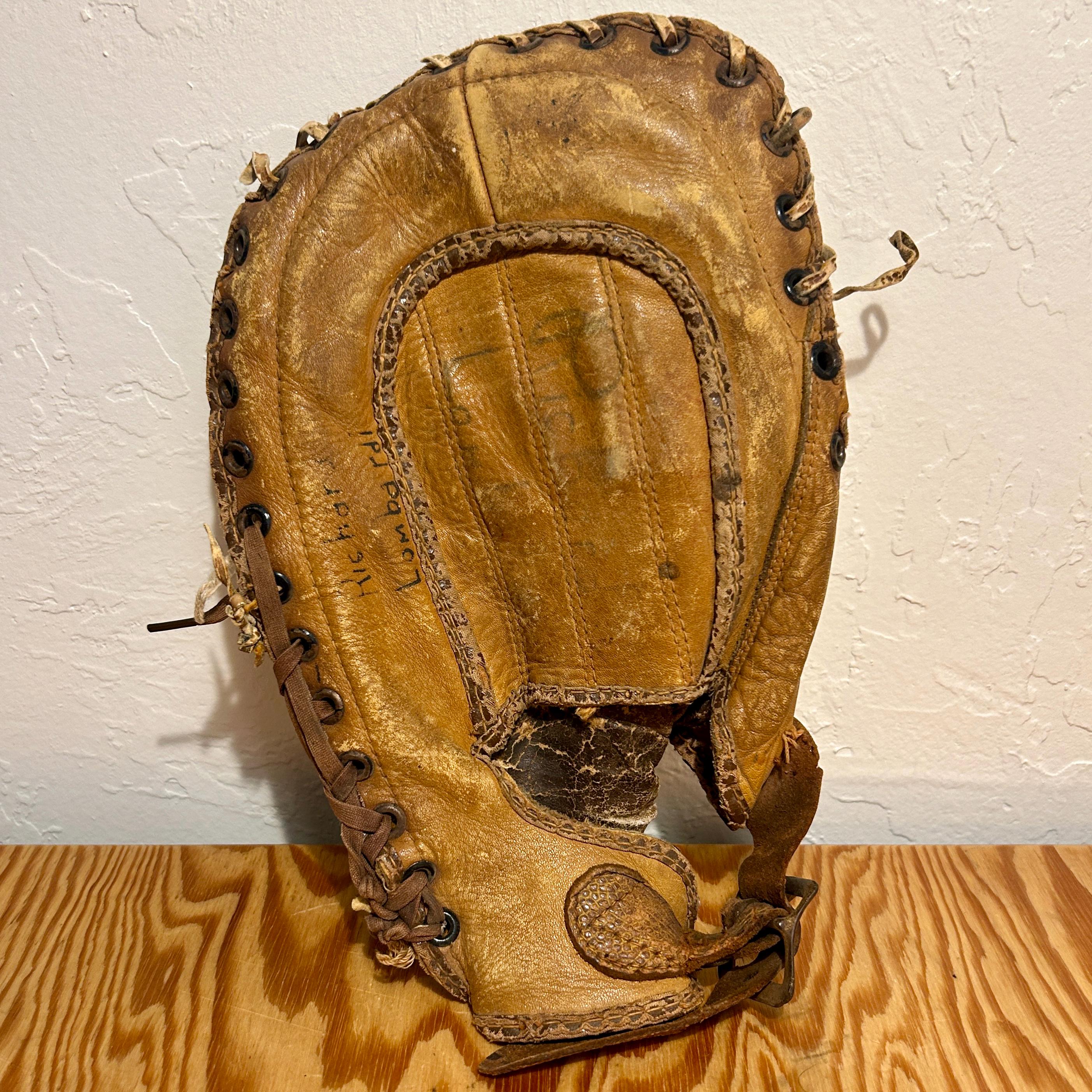 ALL SPORT VINTAGE - Balle De Baseball - Marron Vintage - Cuir De Vachette - Cousu Main - Marque Française
