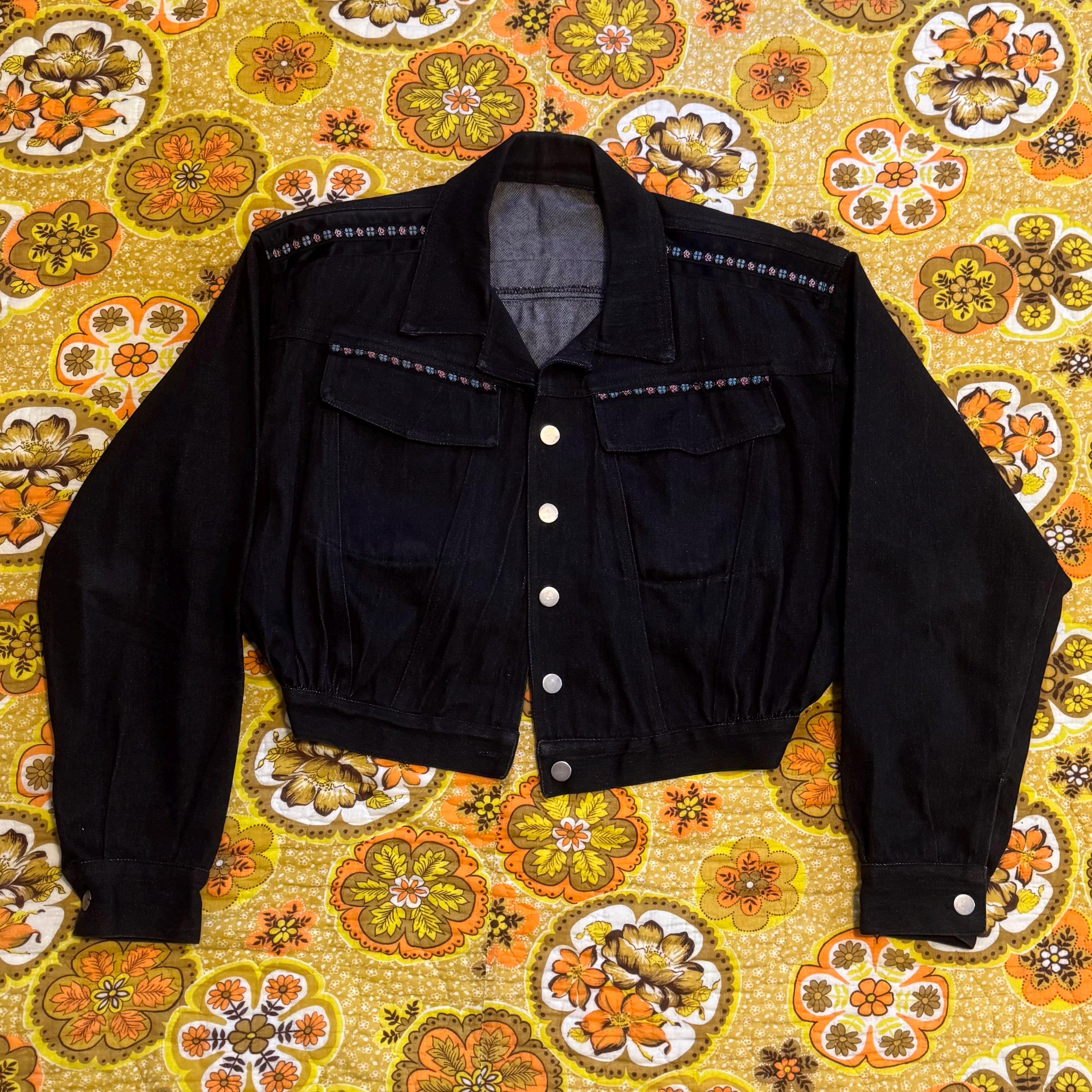 Cropped 80s Jacket - Etsy