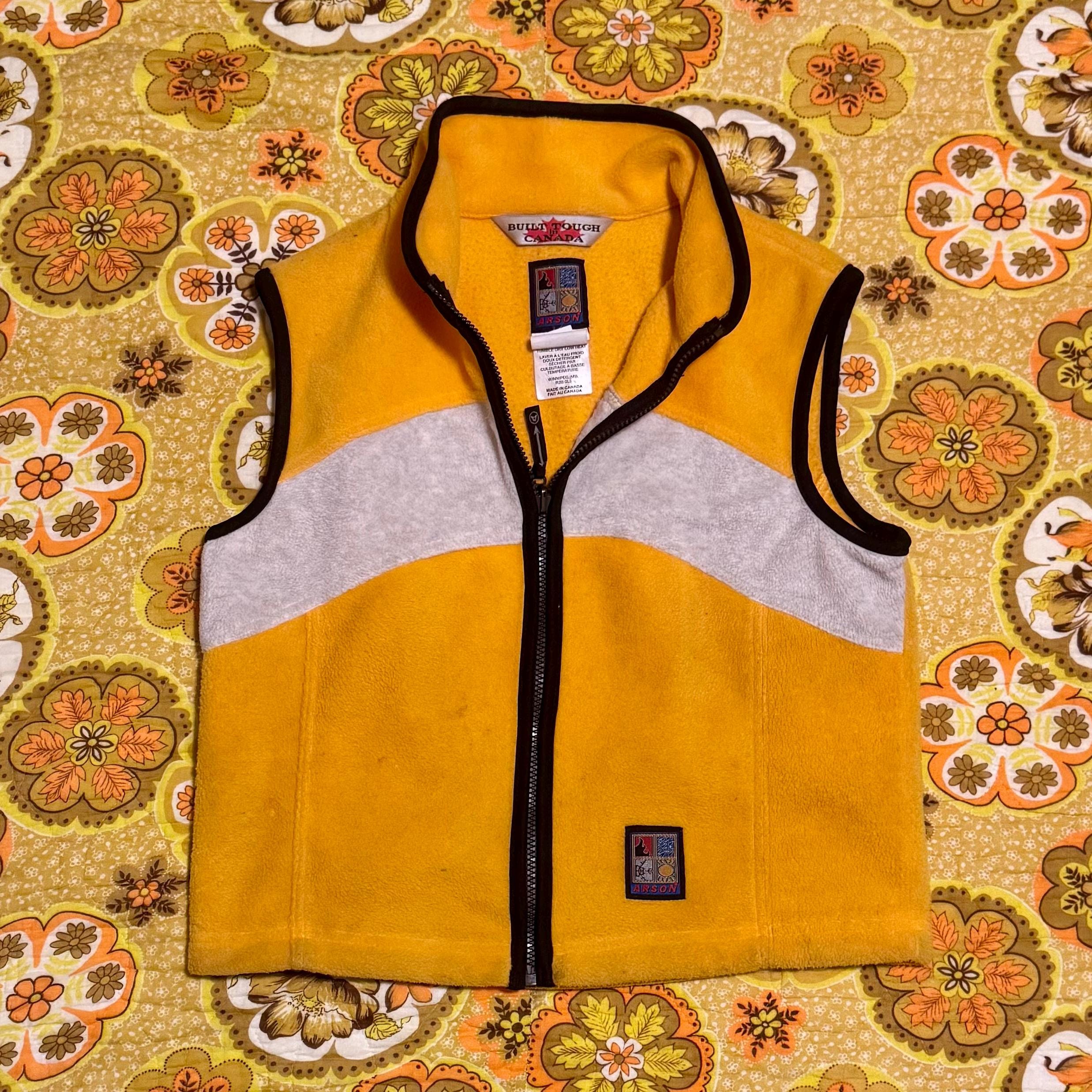 90s Fleece Vest - Etsy Canada
