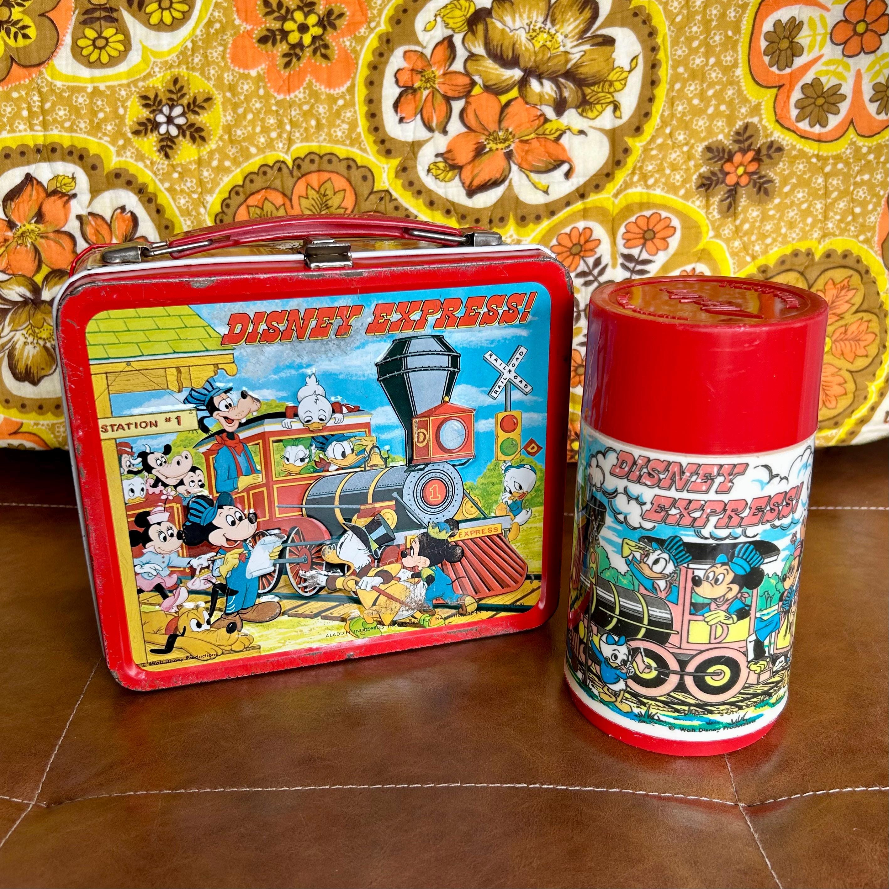 Vintage 1979 Disney Express Metal Lunch Box With Thermos - Etsy