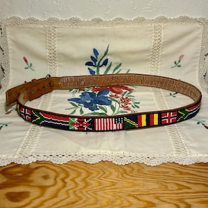 1960s Beaded Belt - Etsy display picture 1