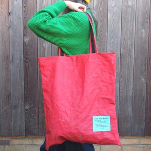Large Recycled Royal Mail Bag Shopper: British Made Tote