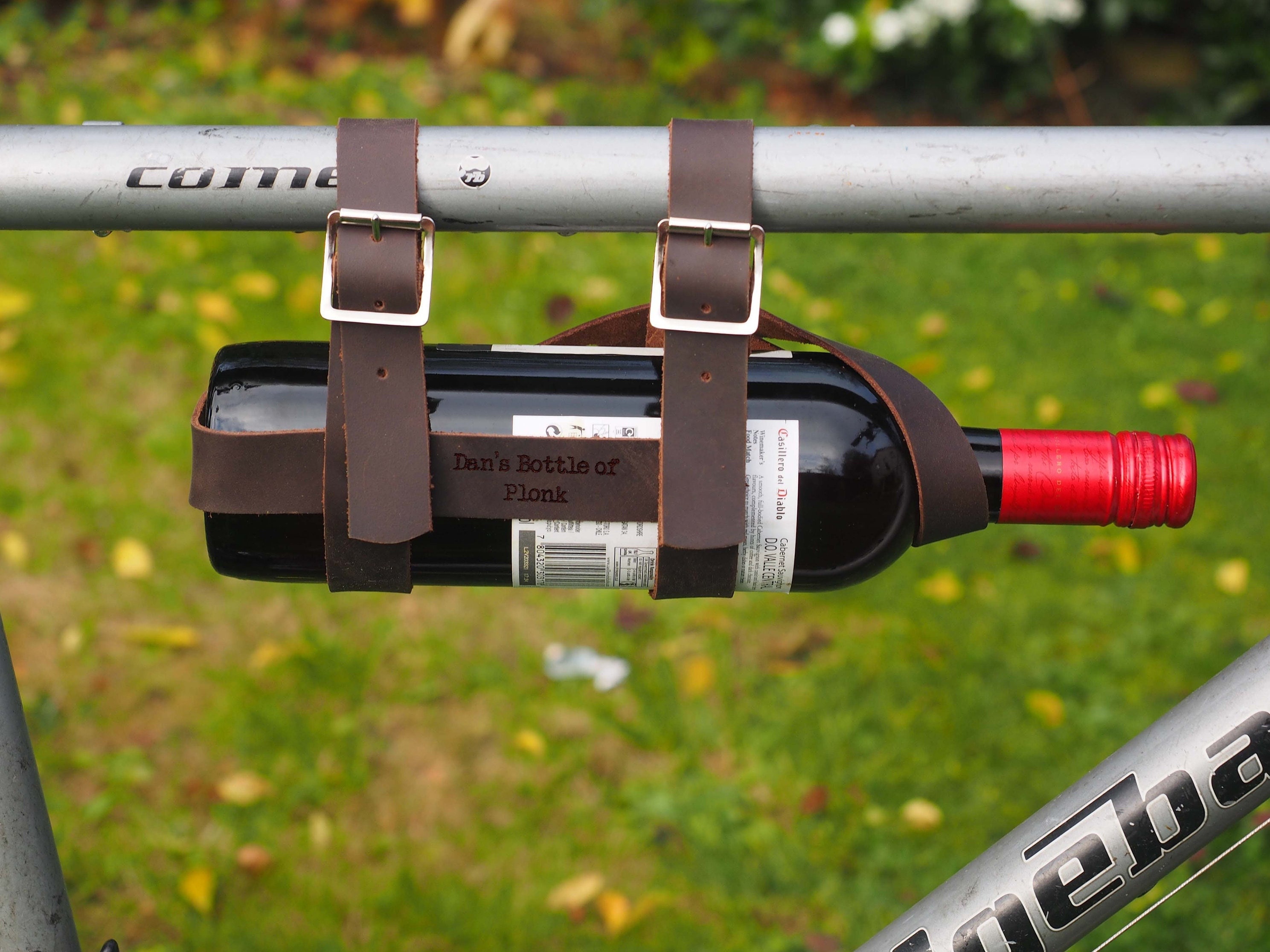 Bike wine bottle holder sale