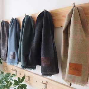 Your handwriting personalized lambswool men&#39;s scarf, wool scarf, gift for man, man scarf, personalised scarf, Father&#39;s Day scarf gift