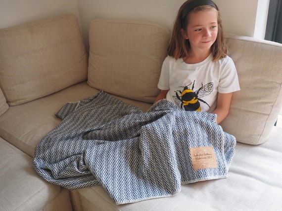 Personalised cotton throw sale