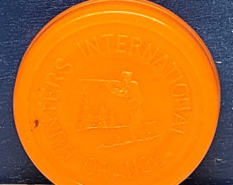 Hunters International Orange plastic cup