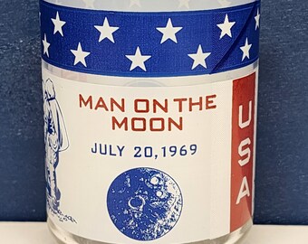 Apollo 11 Man On The Moon Glass