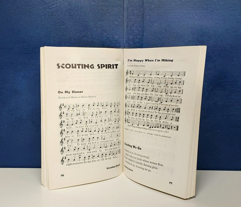 Vintage Boy Scout songbook image 4