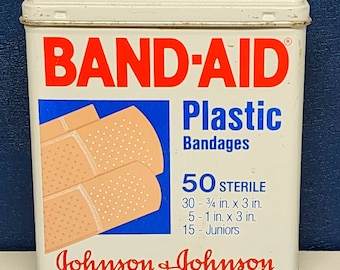 Band-Aid bandages tin