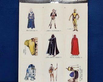 Vintage Return of the Jedi stickers