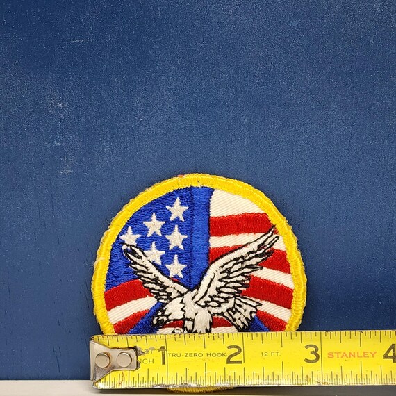 American Flag Eagle Peace Sign Patch - image 10