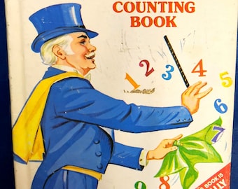 Vintage Magician's counting book