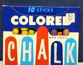 Dixon The American Crayon Company Blendwel 10 Piece Colored Chalk No. 918