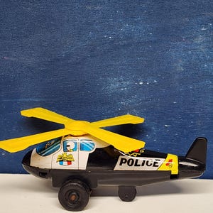 Friction Police Helicopter Made In Japan