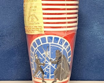 Vintage Star Wars Return of the Jedi cups by Designware