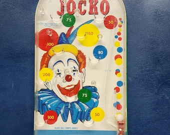 Vintage Jocko pinball game by Wolverine Toy