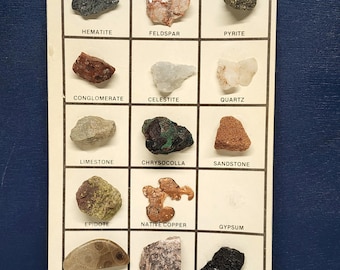 Rock and Mineral Card Set 1985